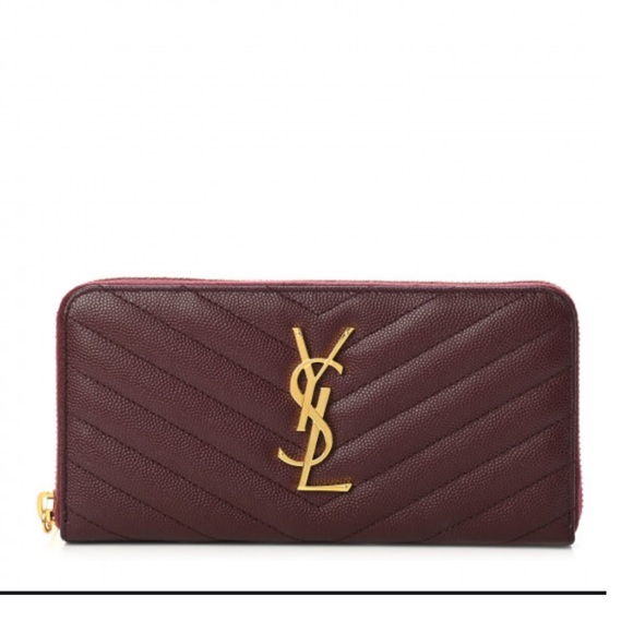 💎AUTHENTIC💎 Yves Saint Laurent Monogram Wallet - Picture 5 of 7